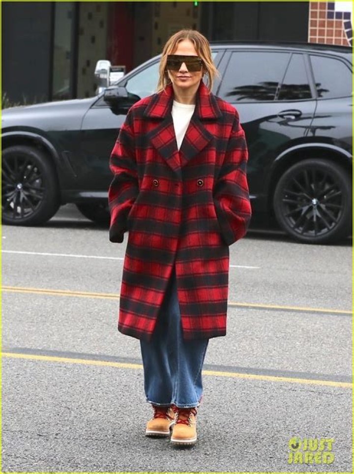 Bella Hadid & Jennifer Lopez Rocked Stylish Plaid Coats & You Can Try The Look For Under $100