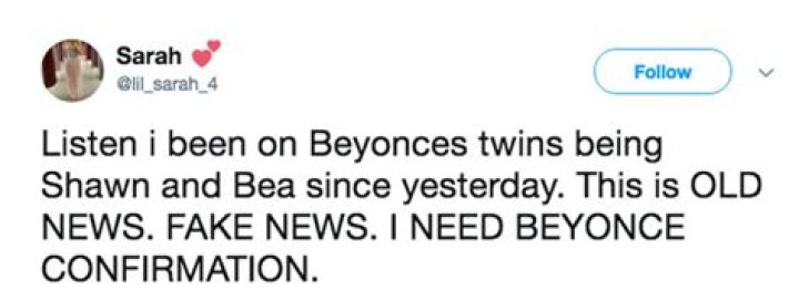 Beyonce: Fans Go Nuts Over Reported Twins’ Names — SEE TWEETS