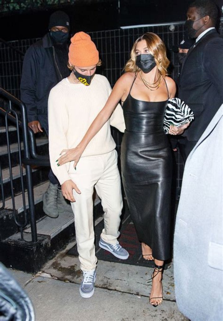 Hailey Baldwin Rocks Leather Skirt To Dinner With Husband Justin Bieber & 10 Of Their Other Dates