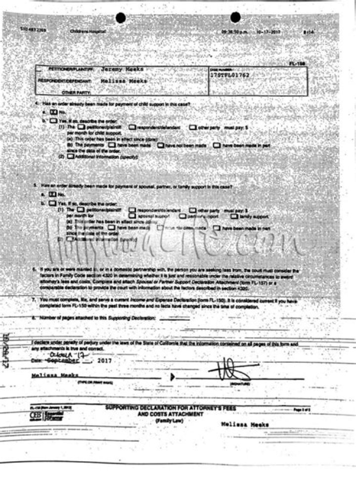 Jeremy Meeks Court Documents — Pics