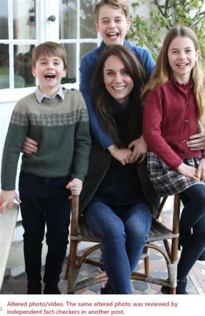 Kate Middleton’s Edited Mother’s Day Photo Labeled by Instagram as ‘Altered’