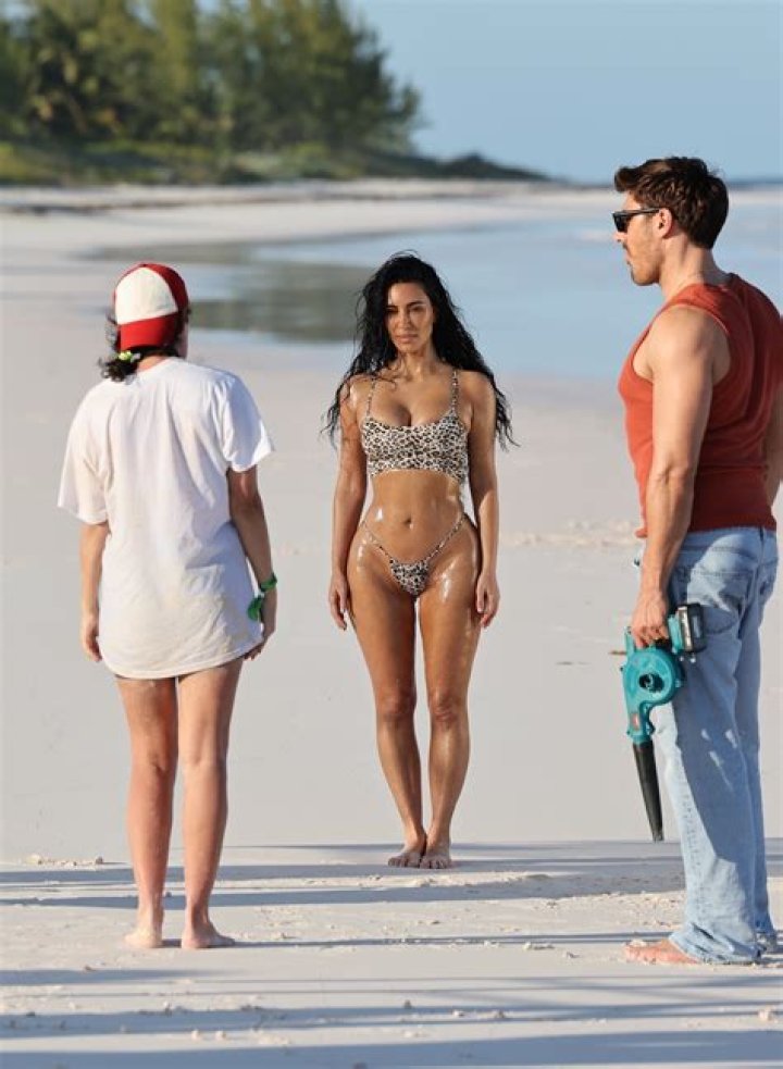 Kim Kardashian Works Up A Sweat In Super Tiny Leopard Bikini — See Hot New Gym Pics