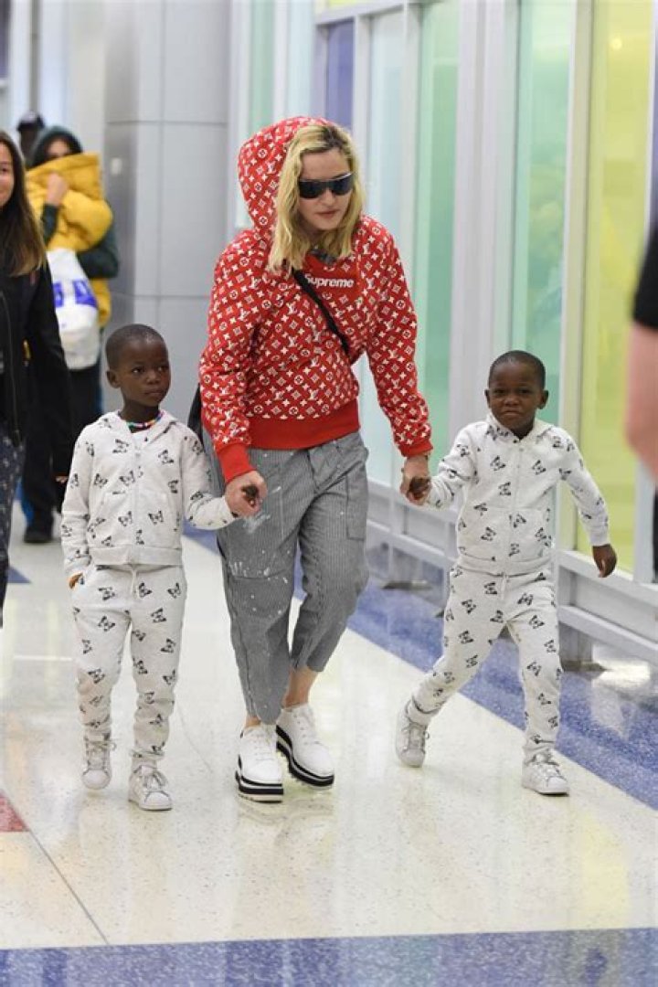 Madonna’s Twins Stella & Estere Have Donut & Dance Party With Older Sibs David & Mercy On 8th Birthday