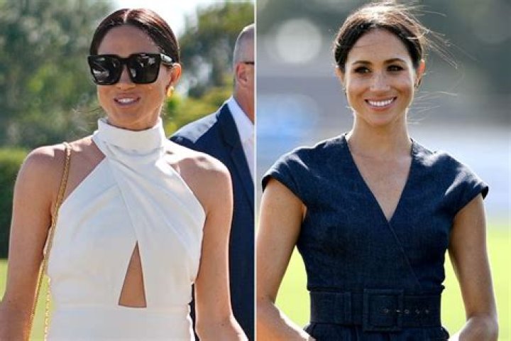 Meghan Markle Bares Shoulders In Halter Top Sundress With Prince Harry At Polo Match