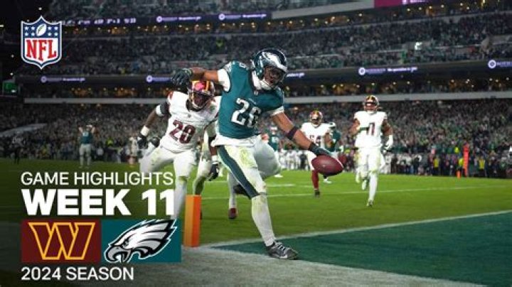 Philadelphia Eagles Vs. Washington Redskins Live Stream: Watch The NFL Game Online