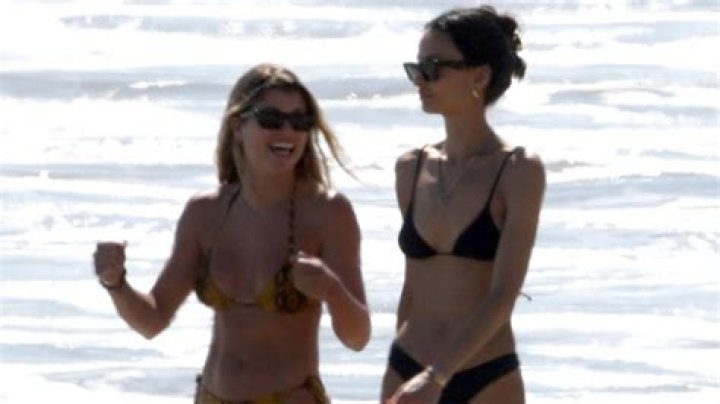 Sofia Richie Hits The Beach In A Sexy Snakeskin Bikini With BF Scott Disick & Galpal — Pics